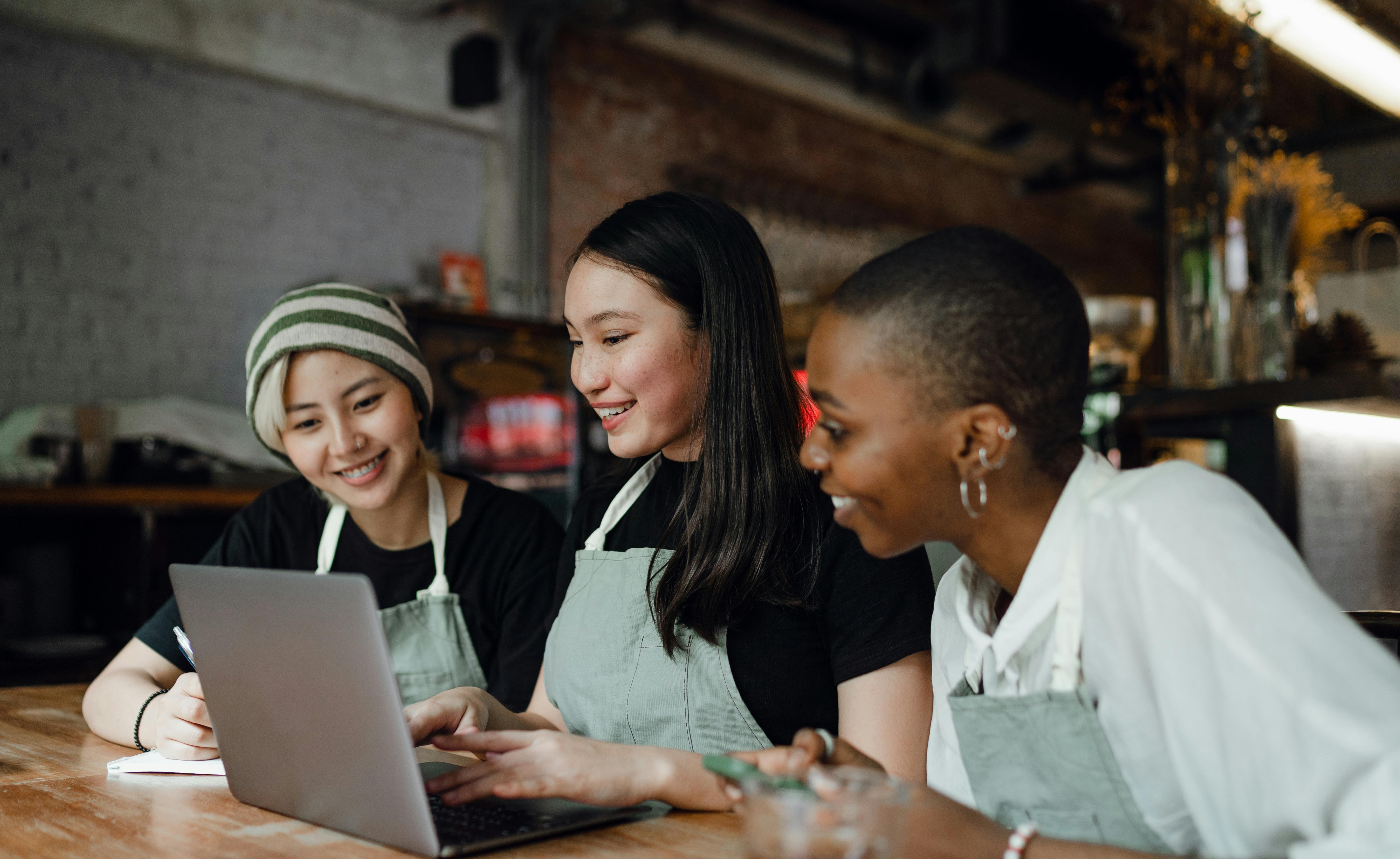 Restaurant menu on phone